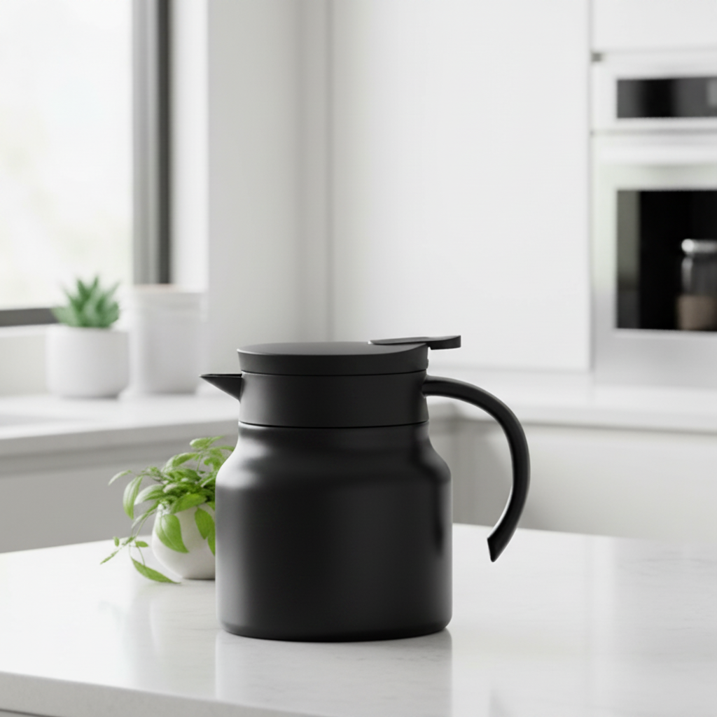 Insulated Teapot with Infuser, Stainless Steel Tea Pot, Ceramic Teapot with Strainer for Loose Leaf Tea, 800 ml_00