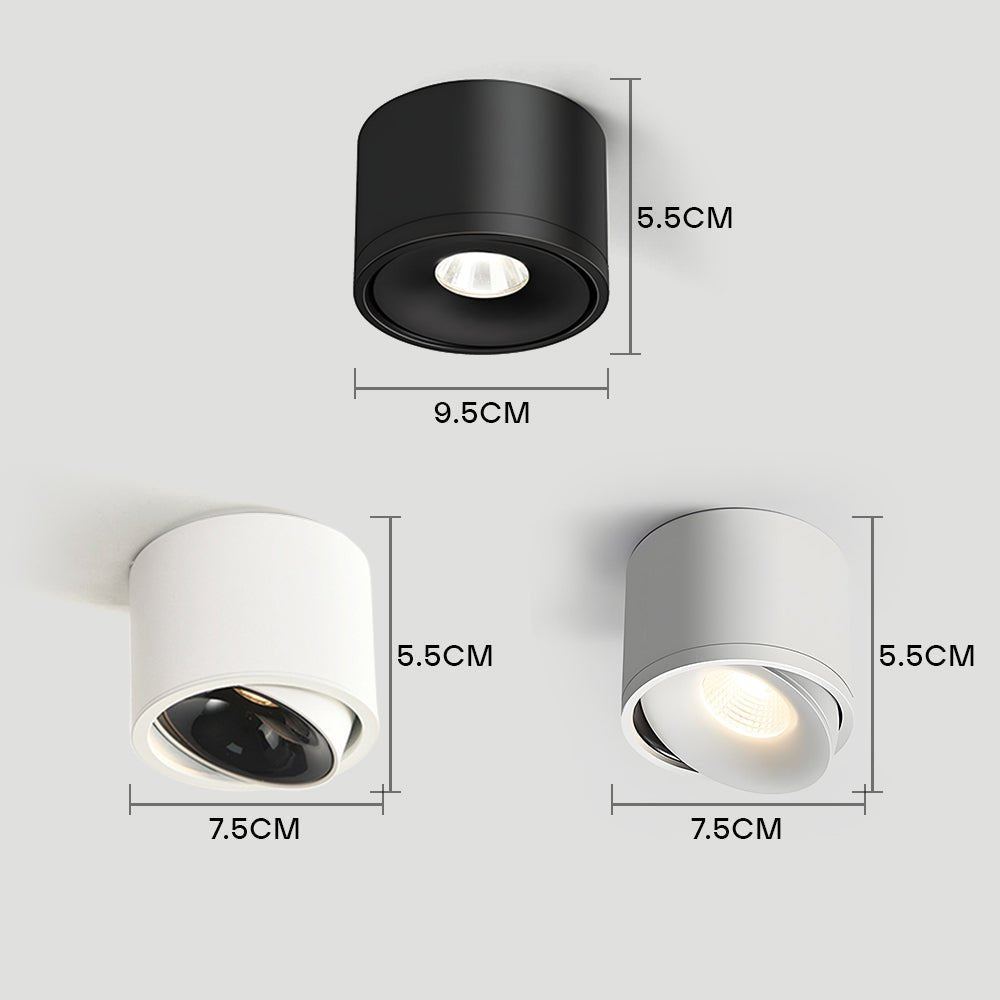 Tiltable Ceiling Spotlights 30 Degree, Aluminium LED Ceiling Lights for Living Room and Hallway – image 6