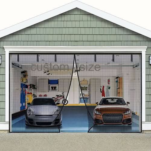 Garage Door Fly Screen, Door Insect Screen for Garage