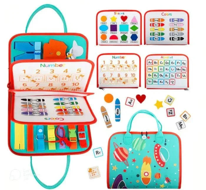 Montessori Busy Book, Sensory Book with Colours and Shapes, Montessori Toys for 2 Year Olds, Toys for 3 Year Olds_05