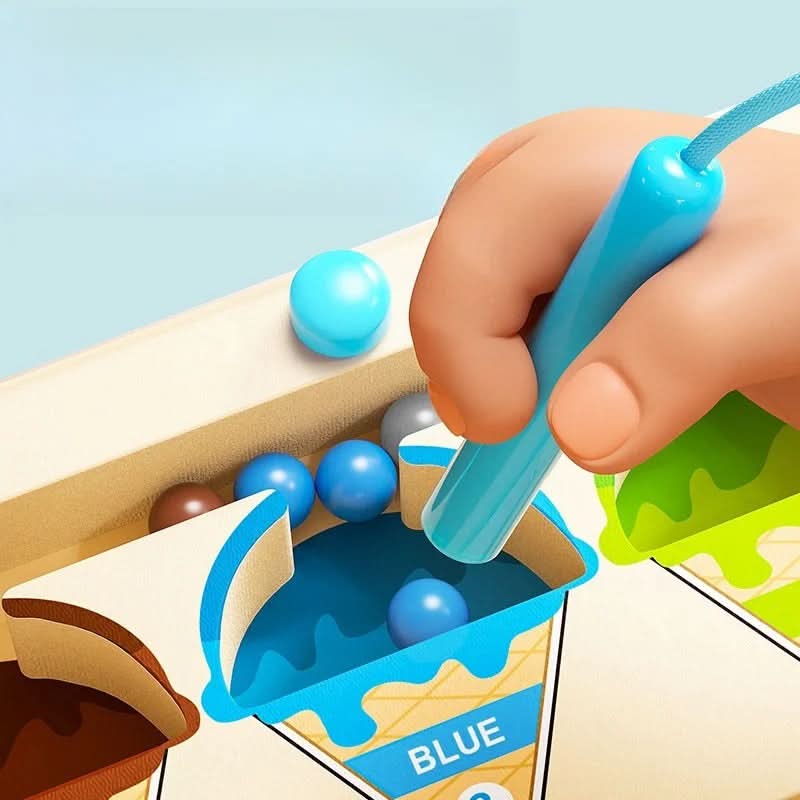Magnetic Colour and Number Game, Wooden Toys for 3 Year Olds – image 14