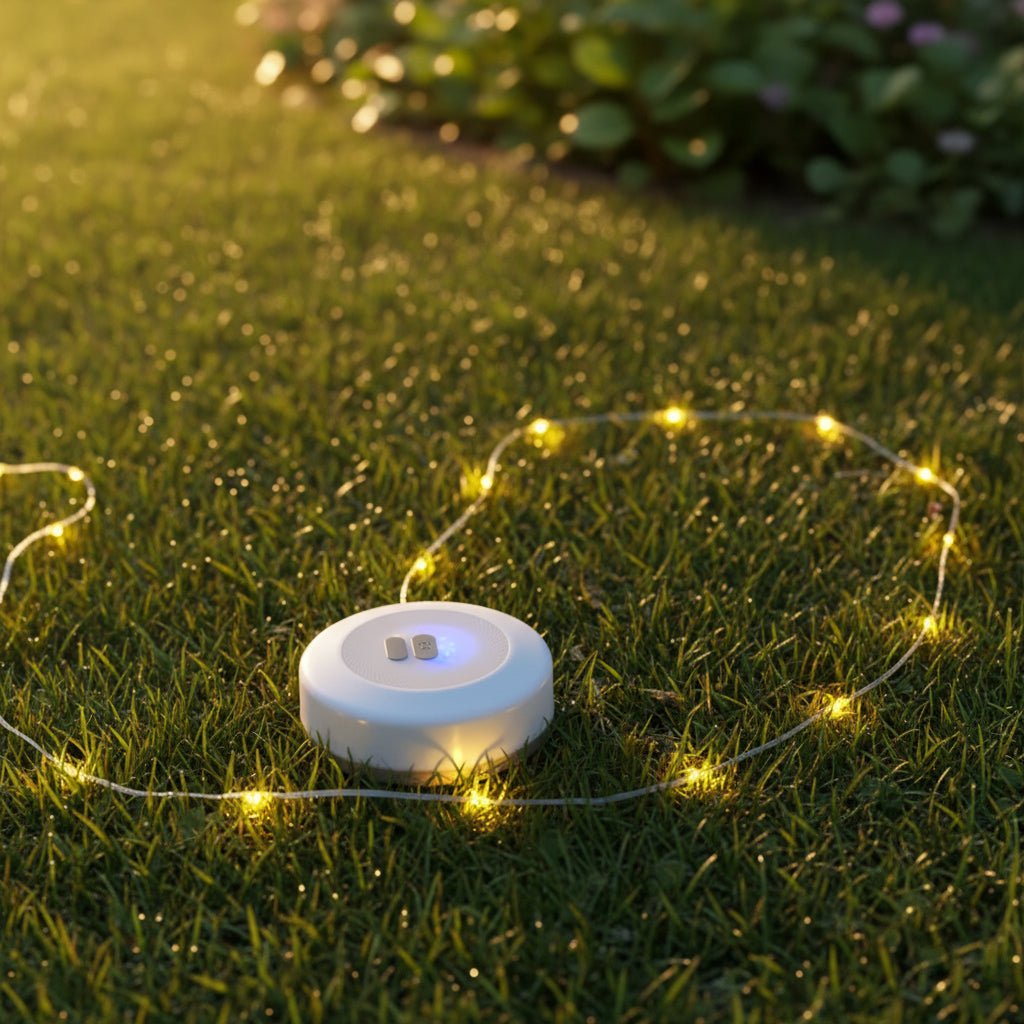 Outdoor Fairy Lights Rechargeable, LED Outdoor String Lights for Garden and Terrace, Camping Lights 8 to 10 m
