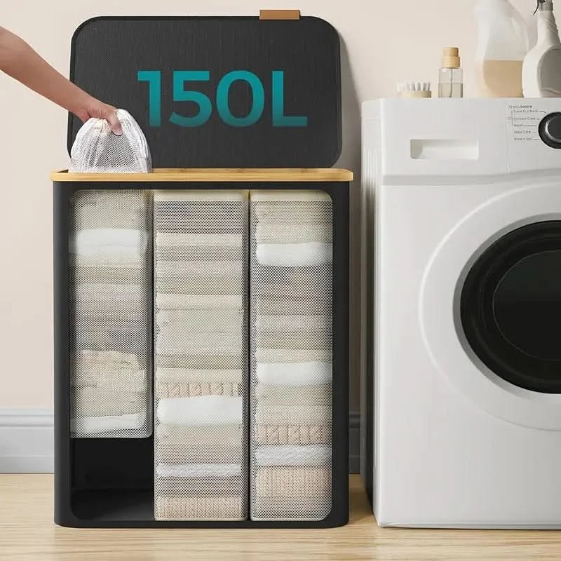 Laundry Baskets, 150 L Washing Basket