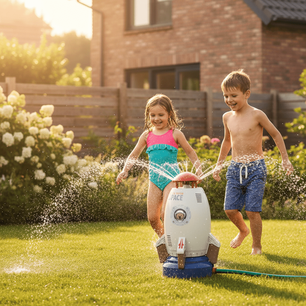 Garden Sprinkler for Kids, Outdoor Toys for 3 Year Olds, 360 Rotating Water Sprayer, Water Play Garden Toys_01