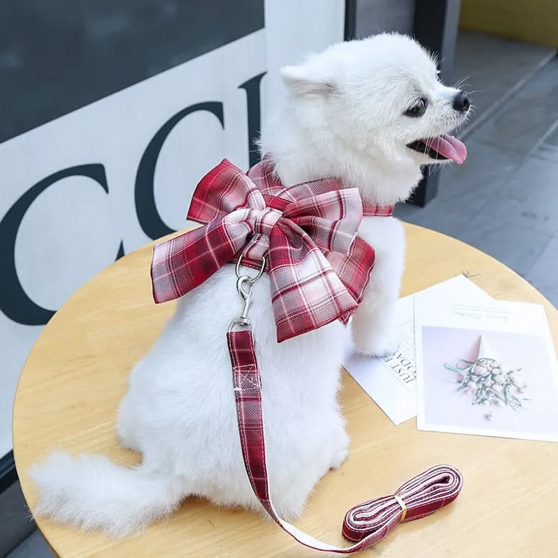 Dog Harness with Bow, No Pull Dog Harness for Small Dogs
