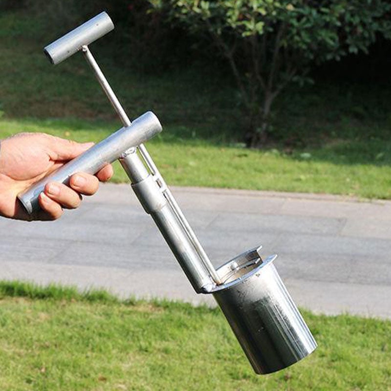Garden Dibber Stainless Steel with T Handle, Dibber Tool for Planting – image 5