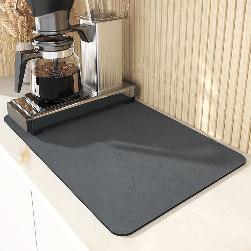Dish Drying Mat, Absorbent Dish Drainer Mat for Dishes and Glasses – image 9