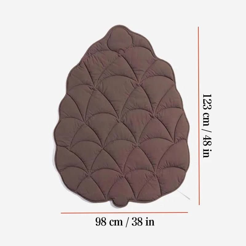 Dog Blankets, Leaf Shape Dog Mat for Large Dogs, Machine Washable Pet Blanket in Cotton and Polyester_19