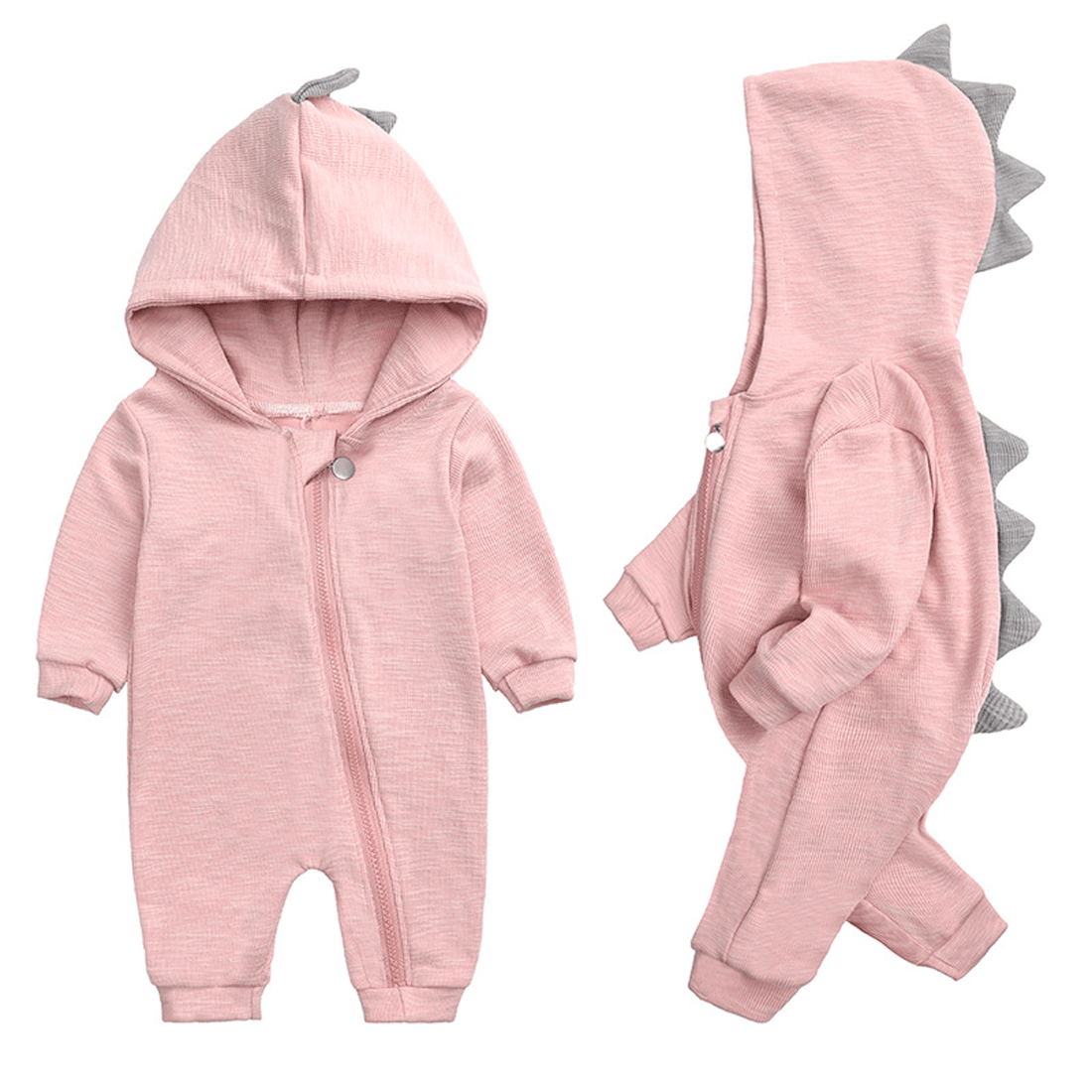 Baby Romper, Dinosaur Onesie Babygrow in Cotton – image 4