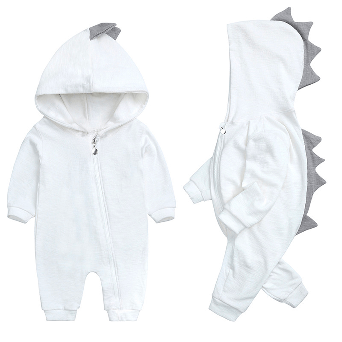 Baby Romper, Dinosaur Onesie Babygrow in Cotton – image 7