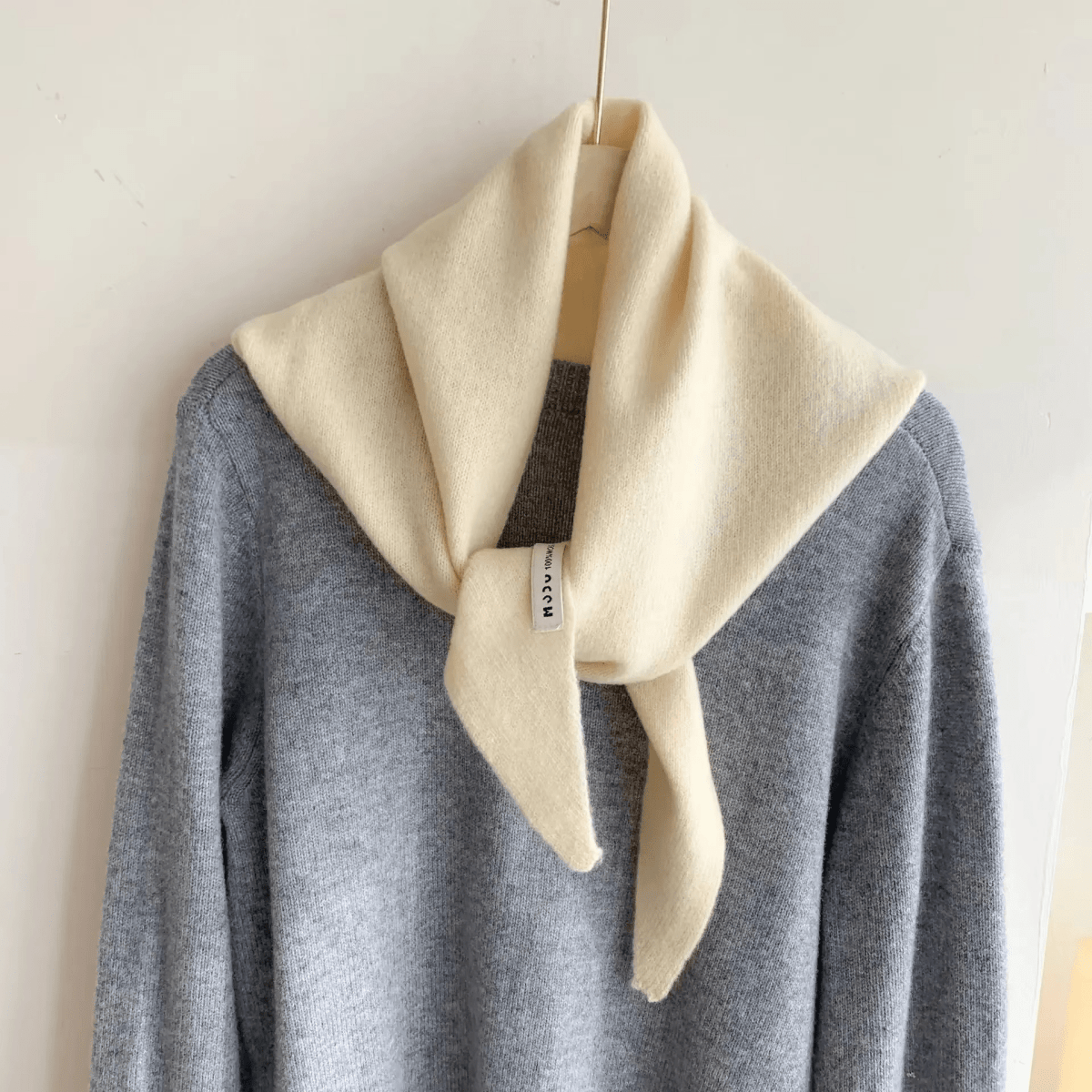 Triangle Scarf, Triangular Wool Scarf – image 4