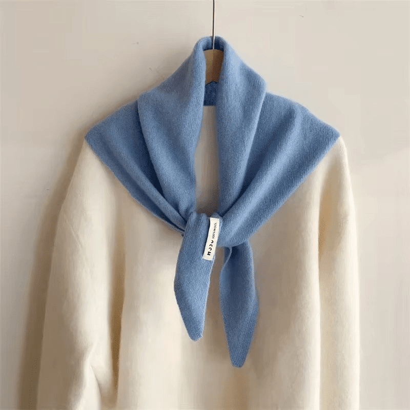 Triangle Scarf, Triangular Wool Scarf – image 9
