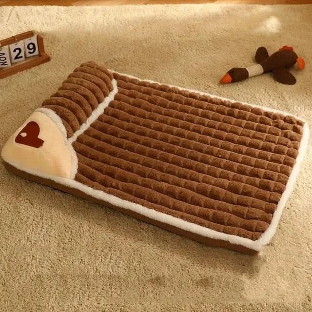 Dog Bed for Small Dogs, Washable Dog Bed with Removable Cover, Plush Medium Dog Bed with Non Slip Base_06