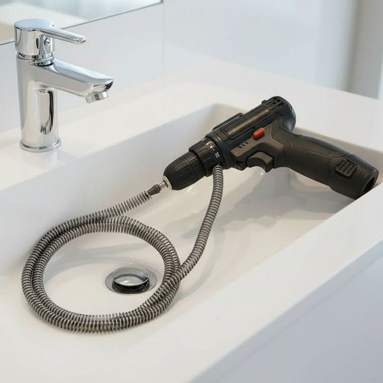 Electric Sink Drain Cleaner, Drain Unblocker Tool for Sinks and Showers, Electric Drain Snake for Bath and Kitchen