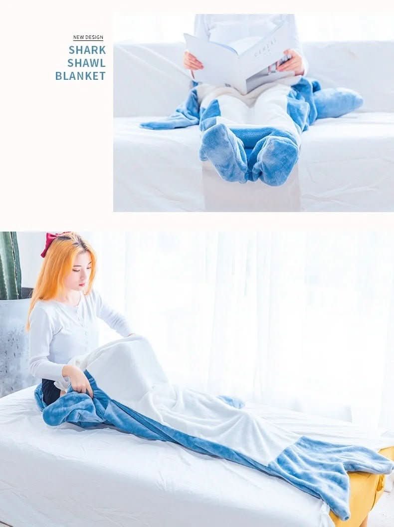 Shark Onesie for Adults and Kids S to XXL, One Piece Pyjamas – image 8