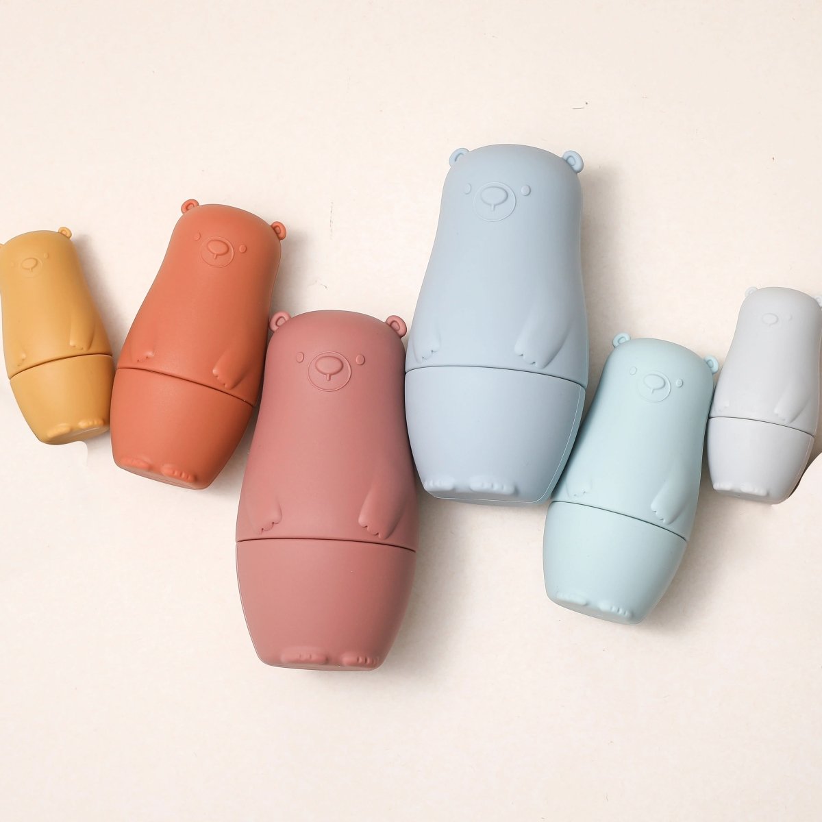 Silicone Nesting Dolls for Babies, Sensory Toys for 6 Month Old, Stacking Toy Bears or Penguins, Toys for 1 Year Old_13