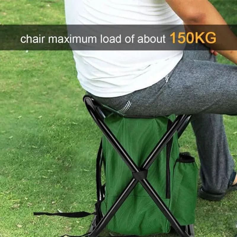 Camping Rucksack with Folding Chair and Cool Bag, 3 in 1 Camouflage Rucksack – image 18