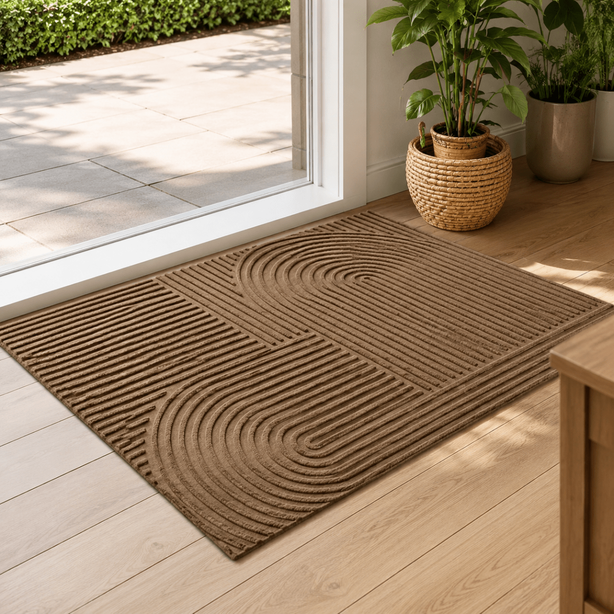 Door Mats Indoor, Washable Front Door Mat with Absorbent Surface