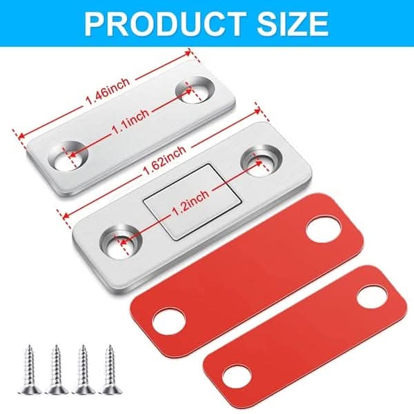Magnetic Door Catch Self Adhesive, No Drill Magnetic Catch for Cupboards and Wardrobes, Motorhome Door Catch_03