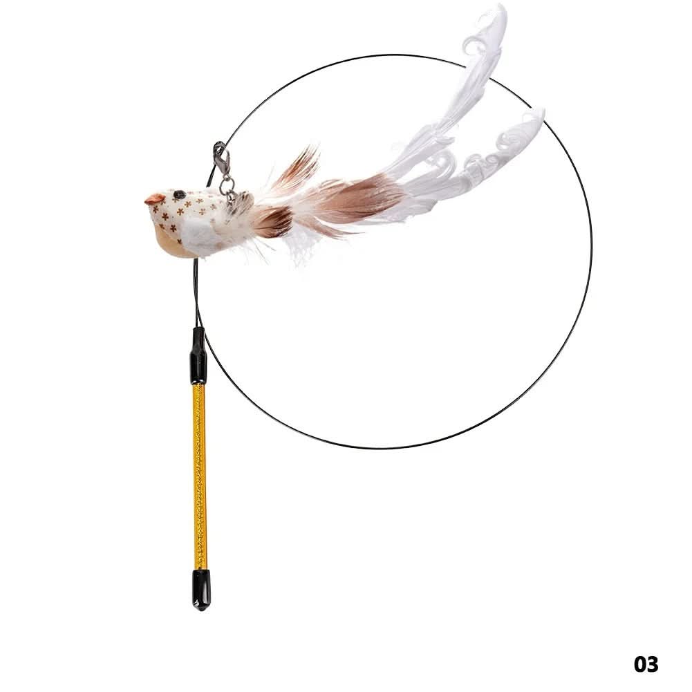 Interactive Cat Toys for Indoor Cats, Automatic Cat Toy with Fluttering Wings and Feathers, Moving Cat Toy_14