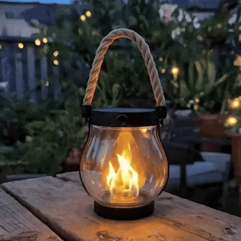 Garden Lanterns, Decorative LED Outdoor Hanging Lamp – image 4