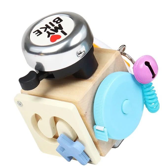 Wooden Activity Cube, Baby Toys for 1 Year Old, Interactive Wooden Toys, Travel Toys for Fine Motor Skills_10