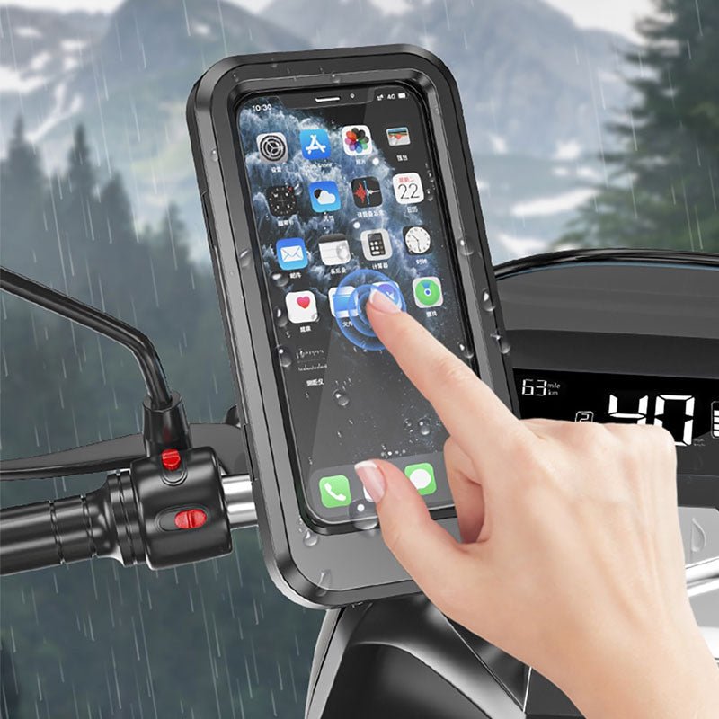 Waterproof Bike Phone Holder, Cycling Phone Holder with Clear View Window, Bicycle Phone Mount, Bike Accessories_07