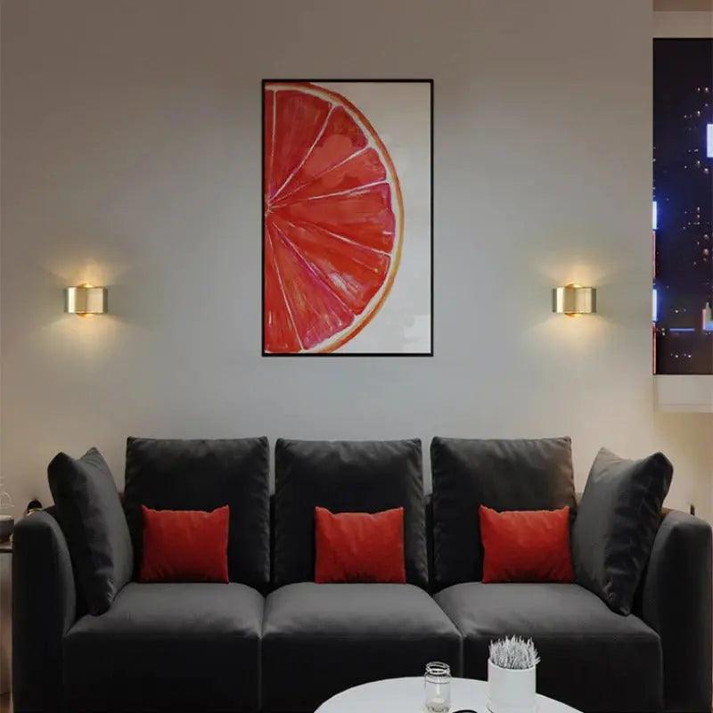 Wall Light for Living Room, Brass Wall Lights in Black and Gold, Indoor Wall Sconce for Hallway Lighting and Bedroom_01