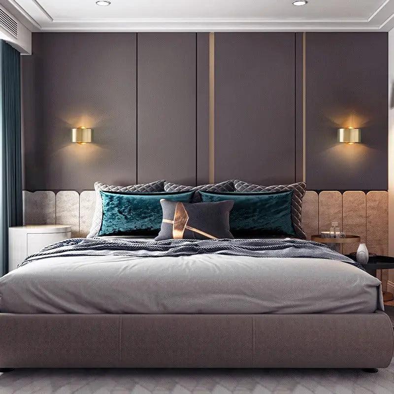 Wall Light for Living Room, Brass Wall Lights in Black and Gold, Indoor Wall Sconce for Hallway Lighting and Bedroom_02