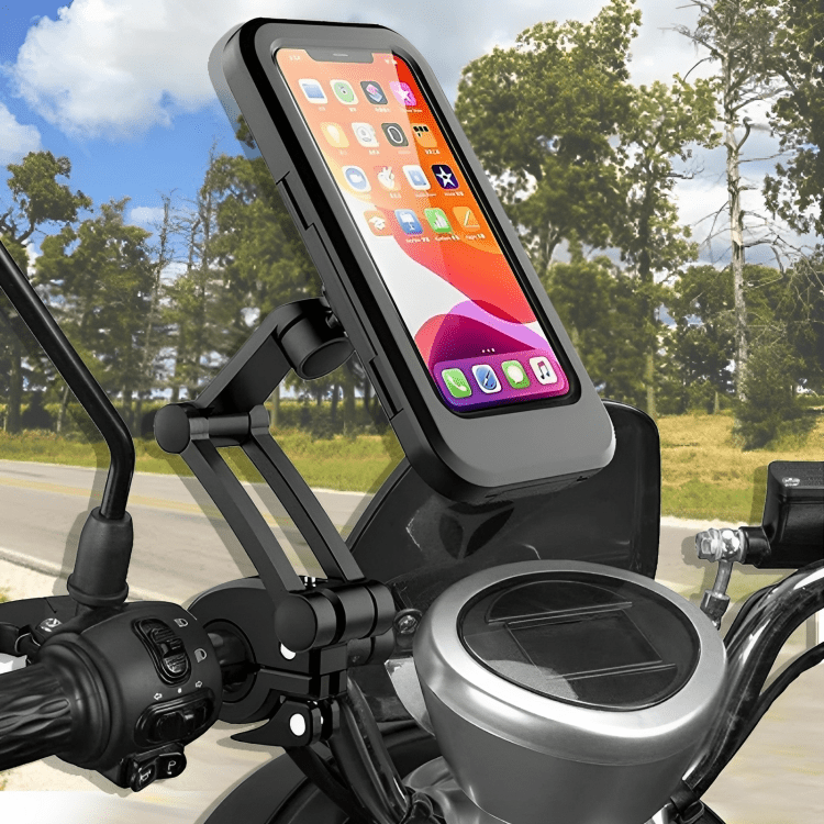 Waterproof Bike Phone Holder, Cycling Phone Holder with Clear View Window, Bicycle Phone Mount, Bike Accessories_00