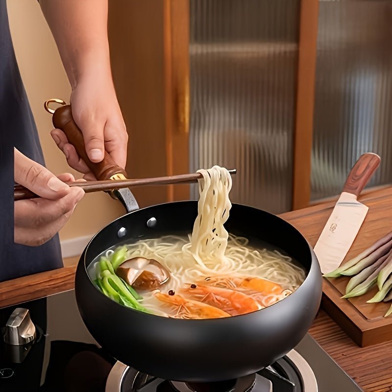 Cast Iron Pan with Lid, Heavy Duty Cast Iron Skillet Pan 24 cm or 28 cm – image 4