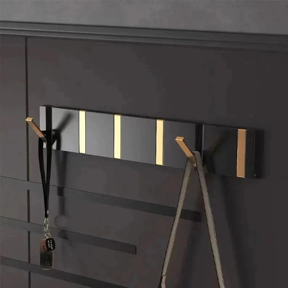 Coat Hooks, Folding Wall Hooks for Towels and Bags, Aluminium Wall Coat Rack, Self Adhesive Hooks or Screw Fixing_02