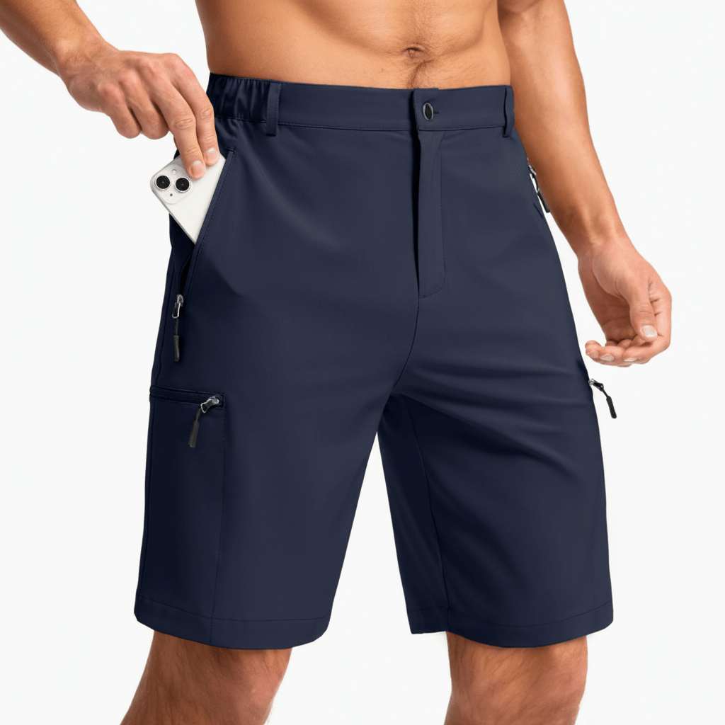 Mens Cargo Shorts, Bermuda Shorts with Multi Pockets – image 8