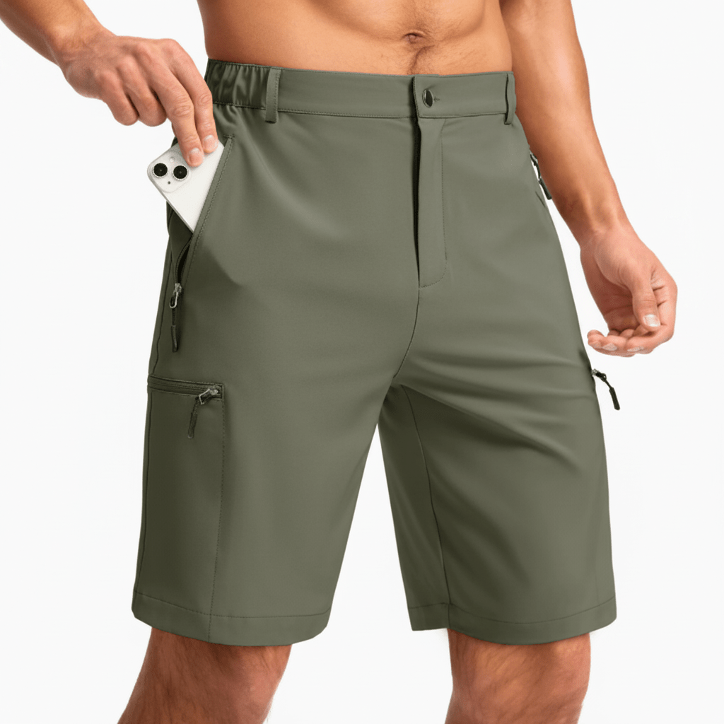 Mens Cargo Shorts, Bermuda Shorts with Multi Pockets – image 6
