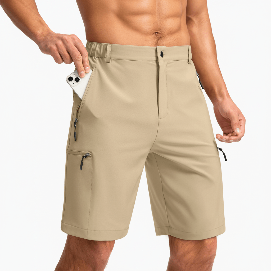 Mens Cargo Shorts, Mens Hiking Shorts for Travel and Leisure – image 5
