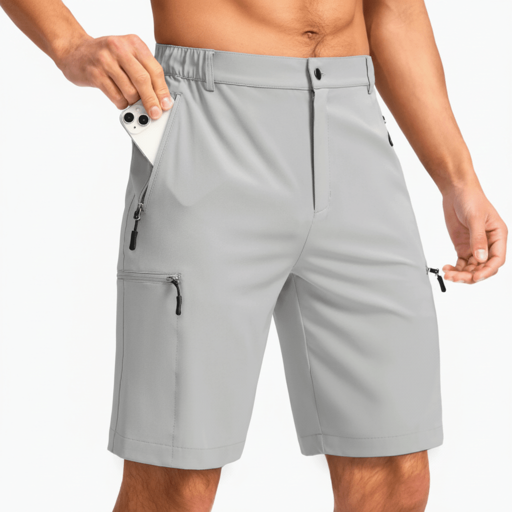 Mens Cargo Shorts, Bermuda Shorts with Multi Pockets – image 4