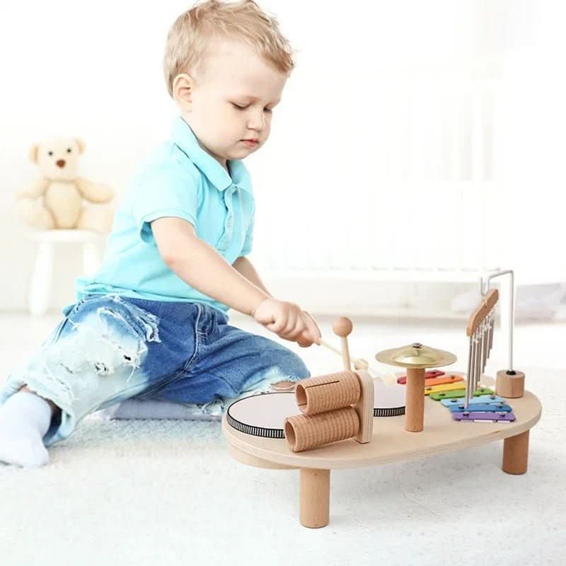 Wooden Xylophone with Glockenspiel