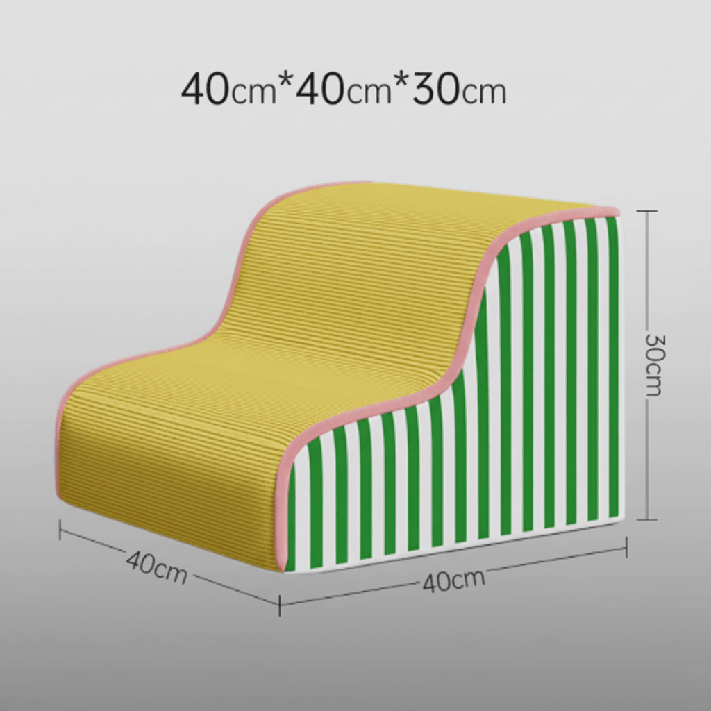 Dog Bed Stairs with Gentle Incline, Foam Dog Steps for Sofa and Bed, Dog Stairs for Small and Senior Dogs_06