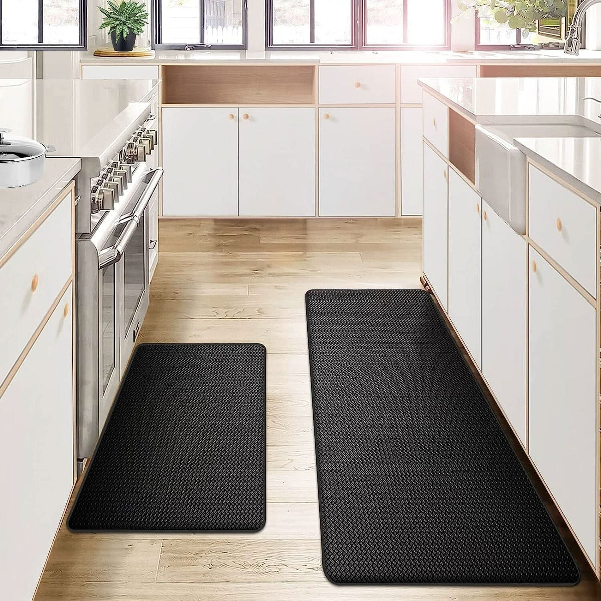 Kitchen Mats, Anti Fatigue Mat for Standing, Washable Kitchen Rug, Non Slip Kitchen Runner Rug