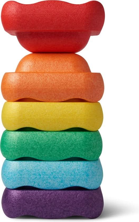 Balance Stones for Kids, Stepping Stones Toy for Indoor Obstacle Course, Plastic Stepping Stones, Toys for 3 Year Olds_11
