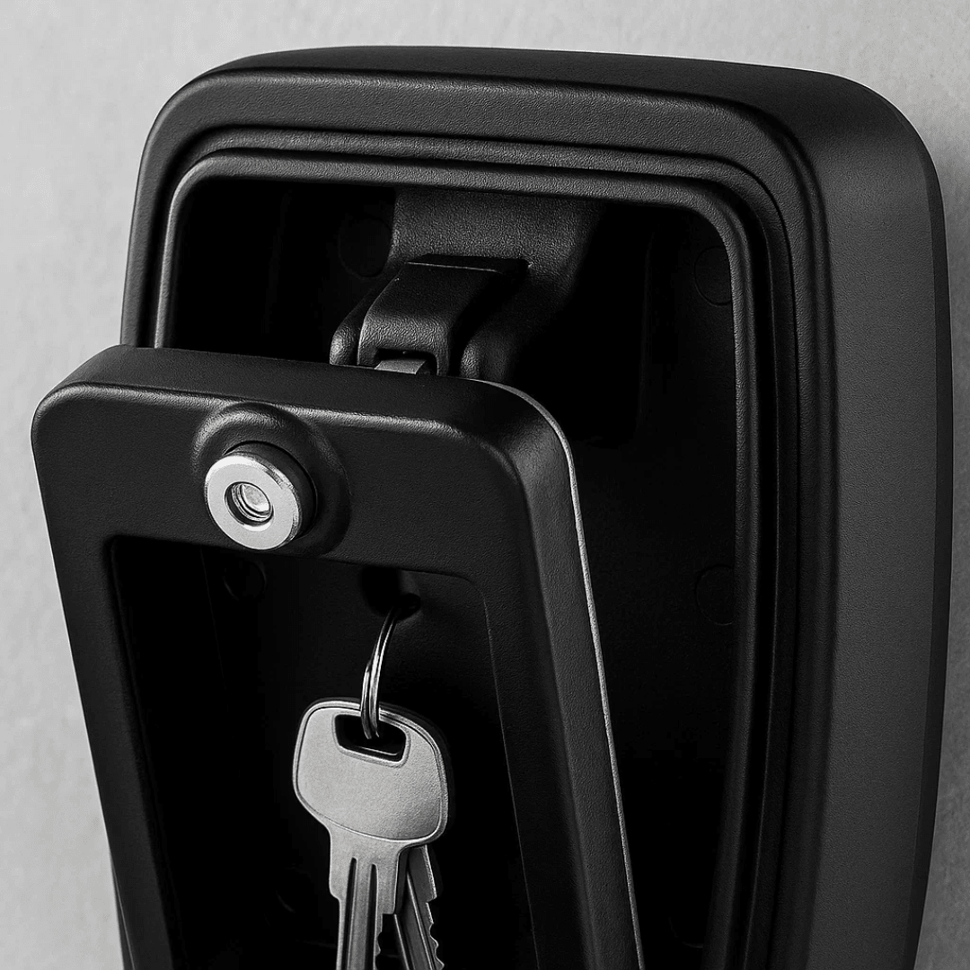 Key Safe for Outside, Outdoor Key Lock Box, Weatherproof Zinc Alloy Key Box with Mounting Kit for Home Security_05
