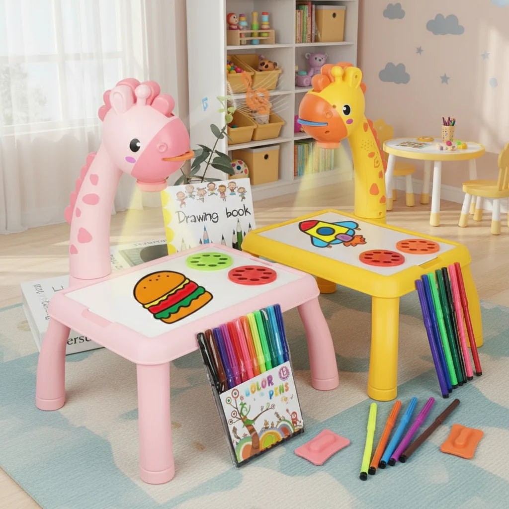 Childrens Drawing Board, Drawing Toys for 3 Year Olds, Arts and Crafts for Kids, Colouring Board for Ages 3 to 8