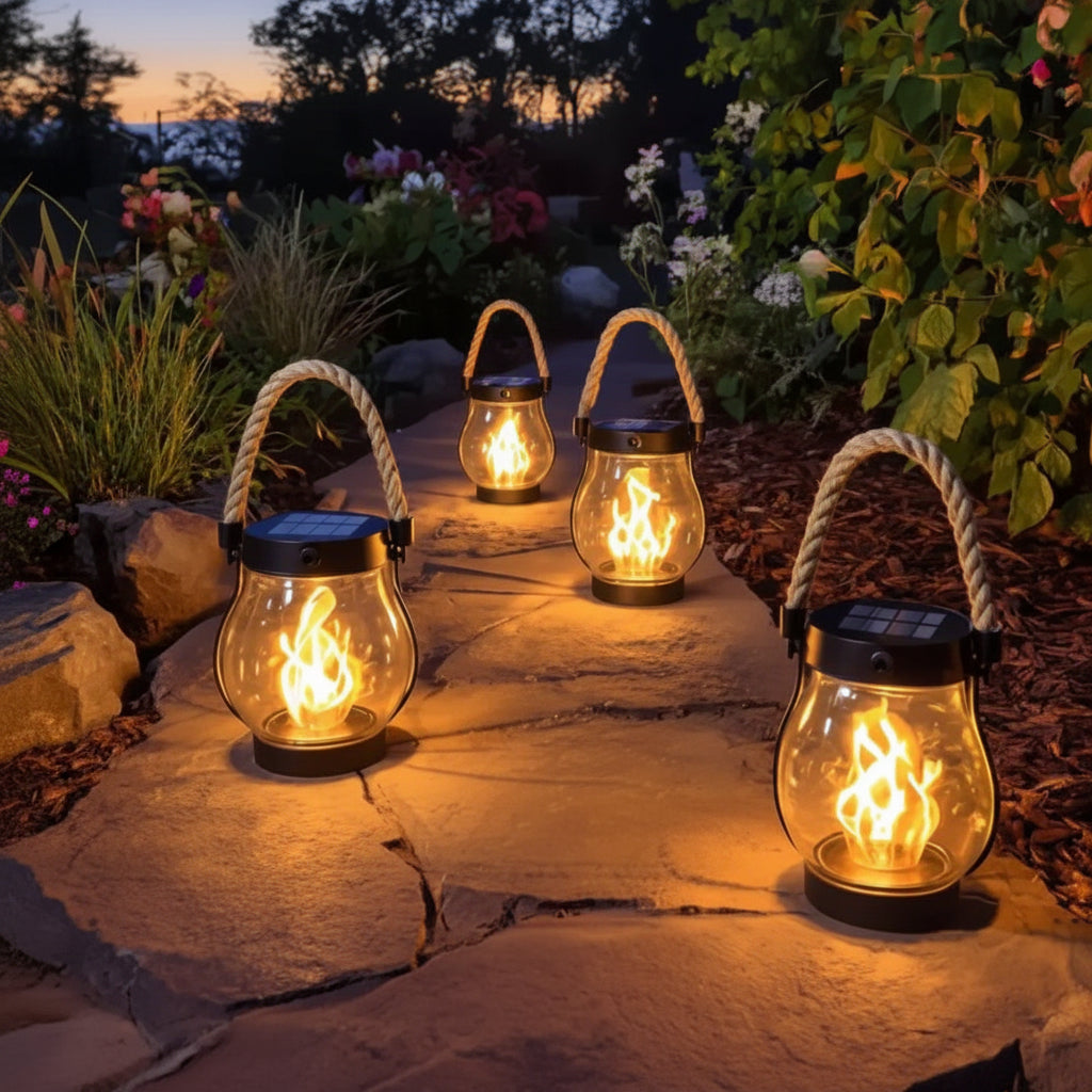 Garden Lanterns, Outdoor Hanging Lamp for Patio and Balcony