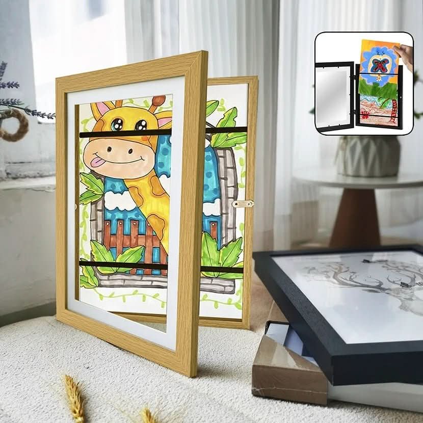 Picture Frames for Childrens Art, Photo Frame with Transparent Front, Wall Decor and Home Decor for Playroom_09