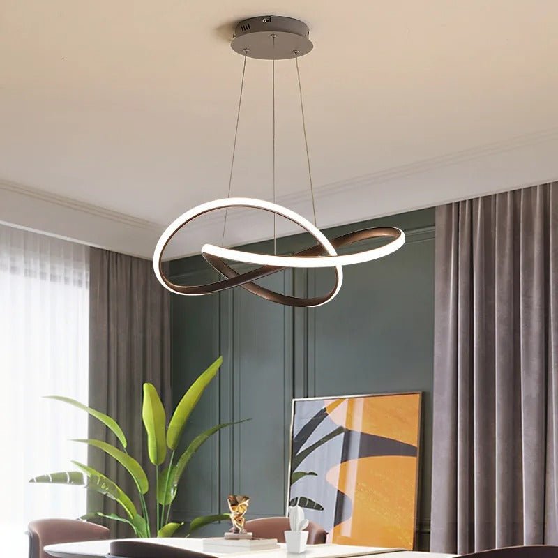 Cloverleaf Pendant Light for Living Room, Modern Hanging Light Fitting – image 9