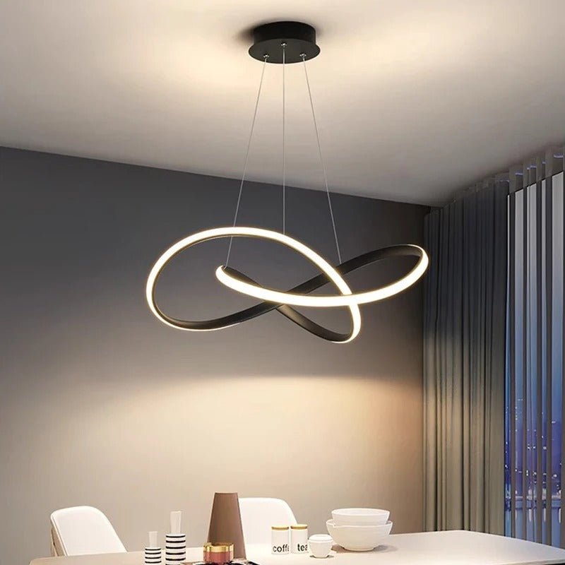 Cloverleaf Pendant Light for Living Room, Modern Hanging Light Fitting – image 6