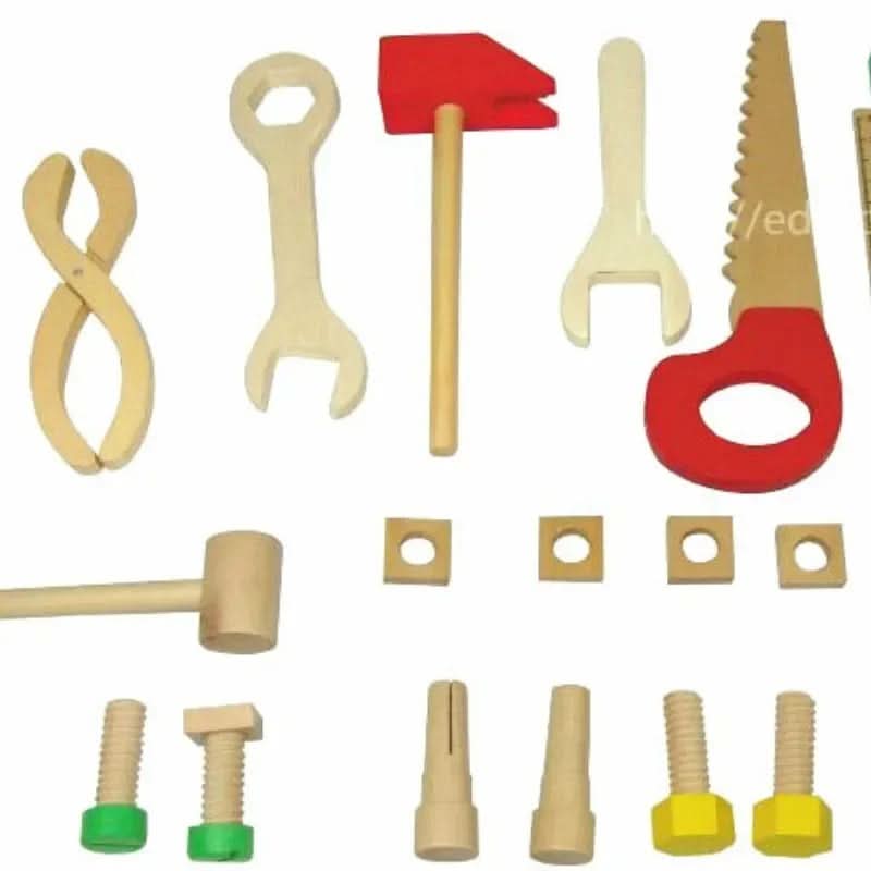 Wooden Construction Set with Case, Montessori Toys for 3 Year Olds – image 13