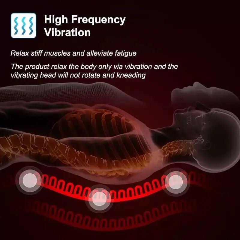 Back Massager with Heat and Vibration, Massage Cushion for Muscle Tension at Home and Office – image 5