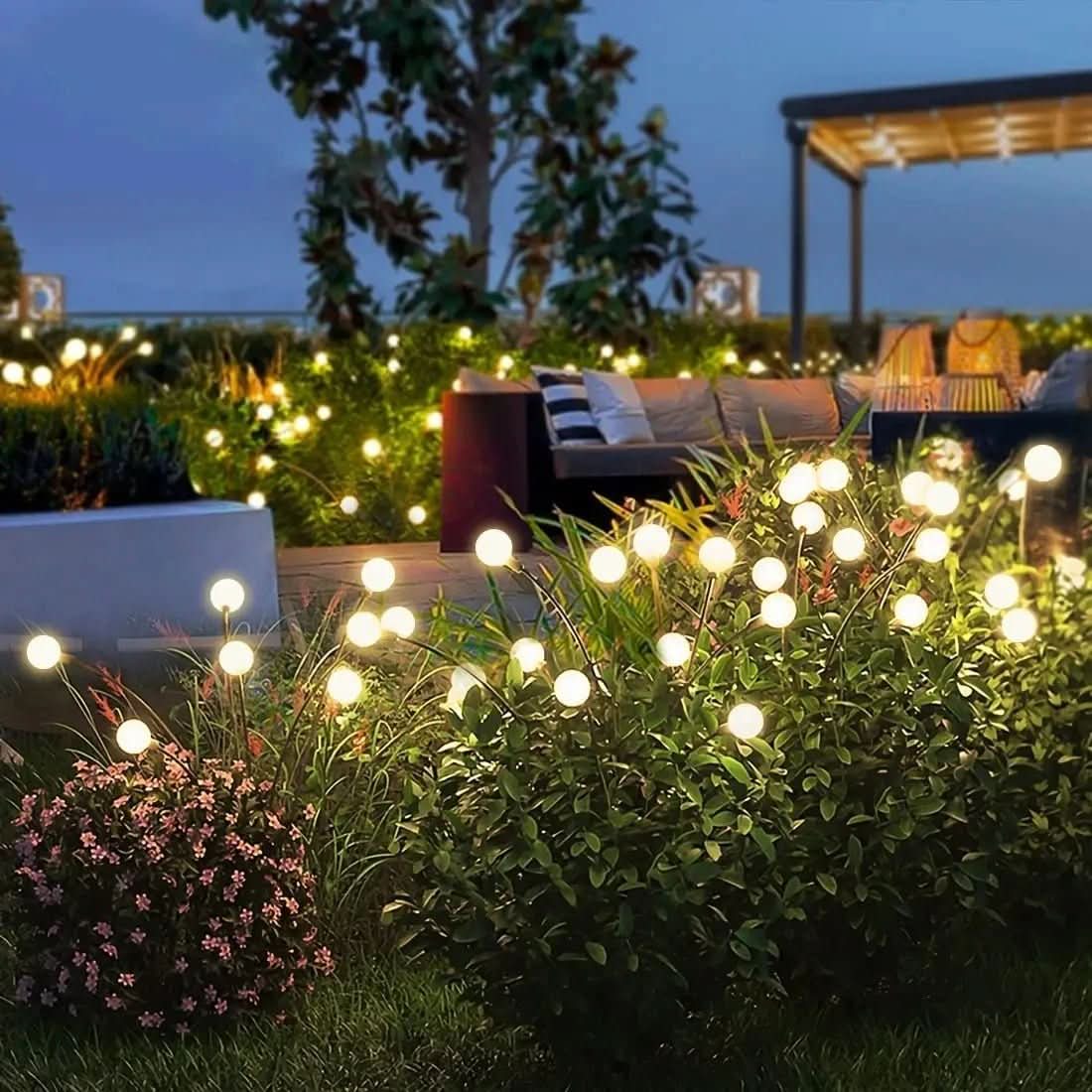 Outdoor Lights, Solar Garden Lights Set of 6, Solar Firefly Lights for Garden Lighting and Patio Decoration_00