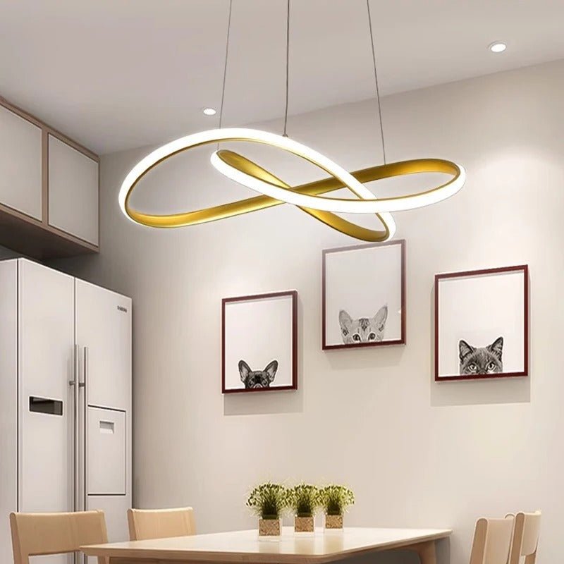 Cloverleaf Pendant Light for Living Room, Modern Hanging Light Fitting – image 21